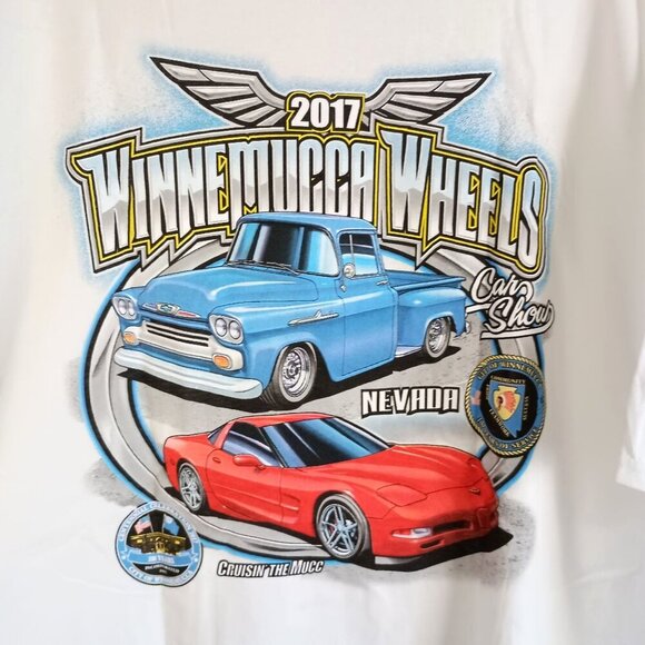 Winnemucca Wheels Classic Car Show T-Shirt 2XL Vintage Style Auto Tee NWOT - Picture 4 of 9